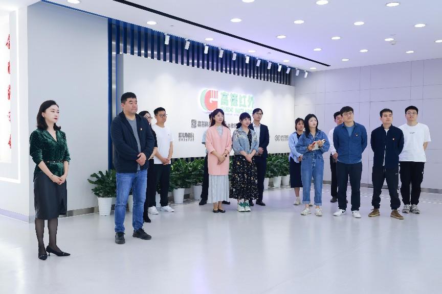 中央广播电视总台湖北总站第二支部与高德红外开展联建活动